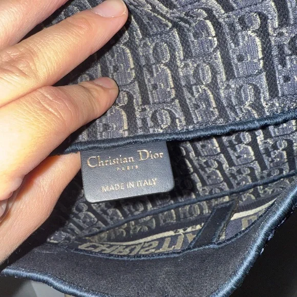 Christian Dior Navy and Cream Monogram belt bag 100% Authentic - Picture 6 of 10